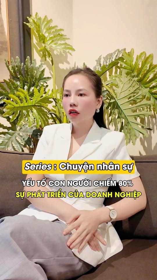 Tam Tit trong thumbnail Reel chia sẻ về yếu tố con người trong doanh nghiệp